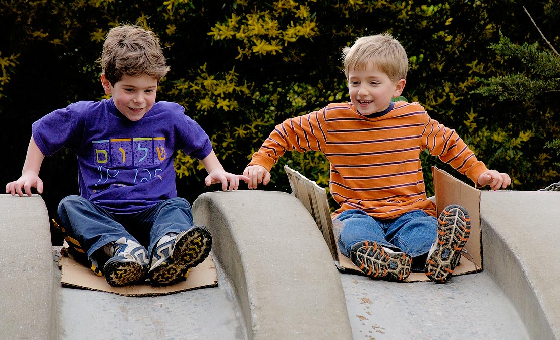 Children\'s Playground, Golden Gate Park, SFO; Eytan and Luke