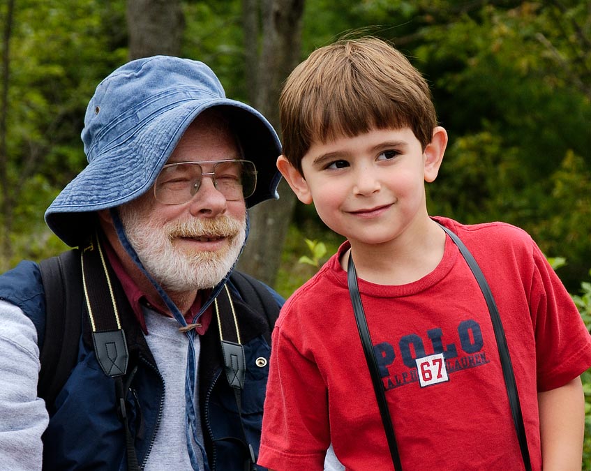 Grandpa Steve and Noah; Blue Hill; MA; US
