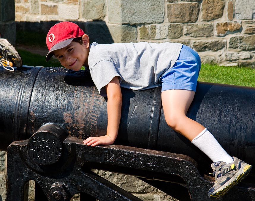 Noah on a cannon; Quebec; Quebec; CA