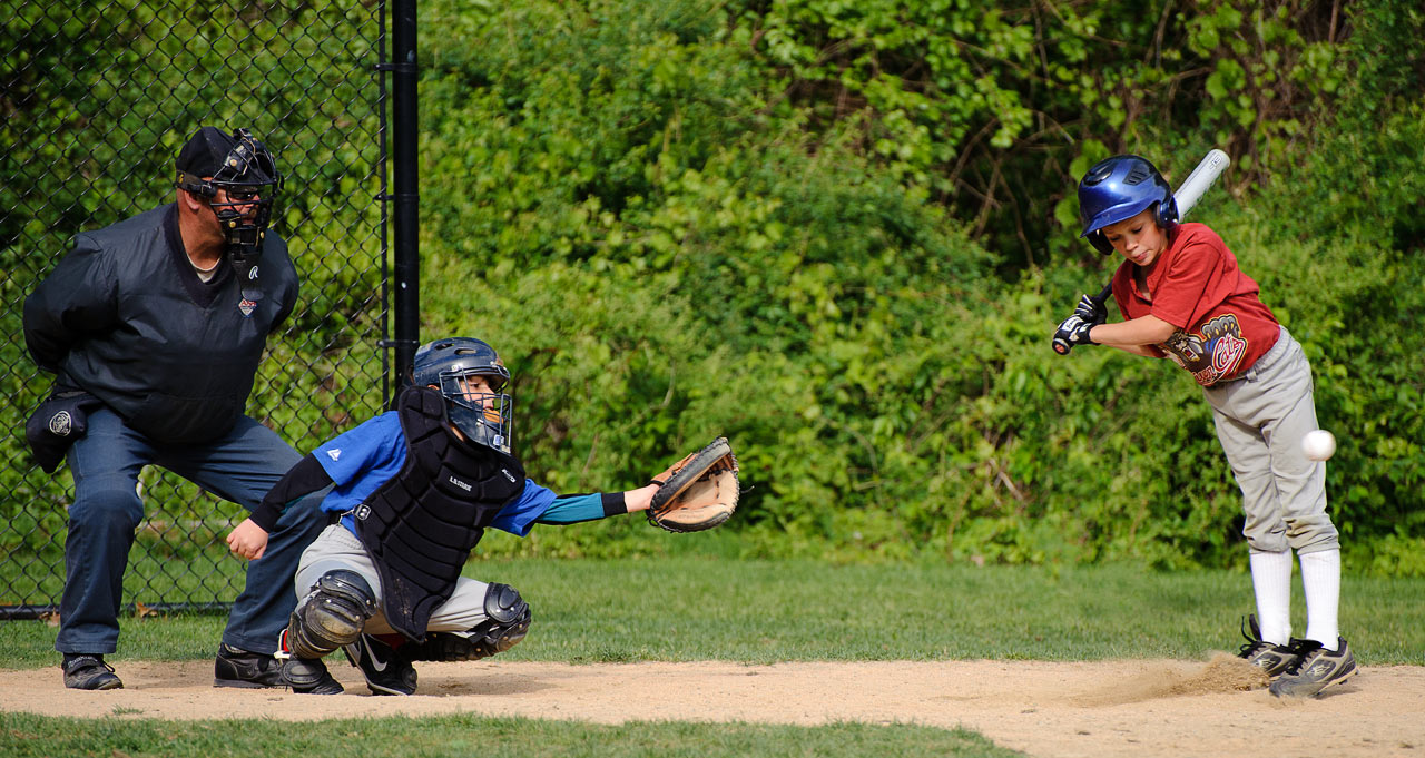Rockhounds Baseball; Noah catching; Newton; MA; US