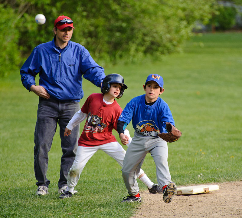 Rockhounds Baseball; Noah playing 3rd; Newton; MA; US