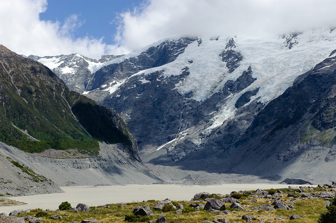 Hooker glacier trail; Mount Cook National Park; South Island; New Zealand