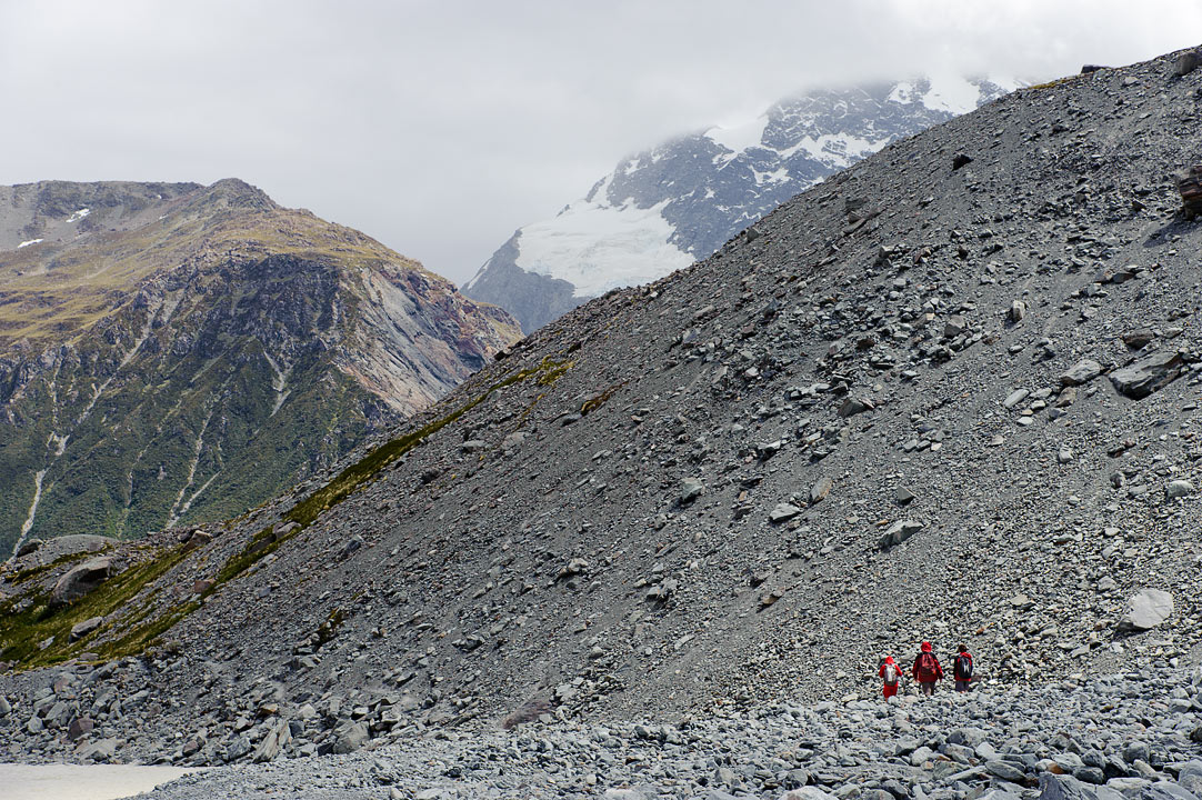 Hooker glacier trail; Mount Cook National Park; South Island; New Zealand
