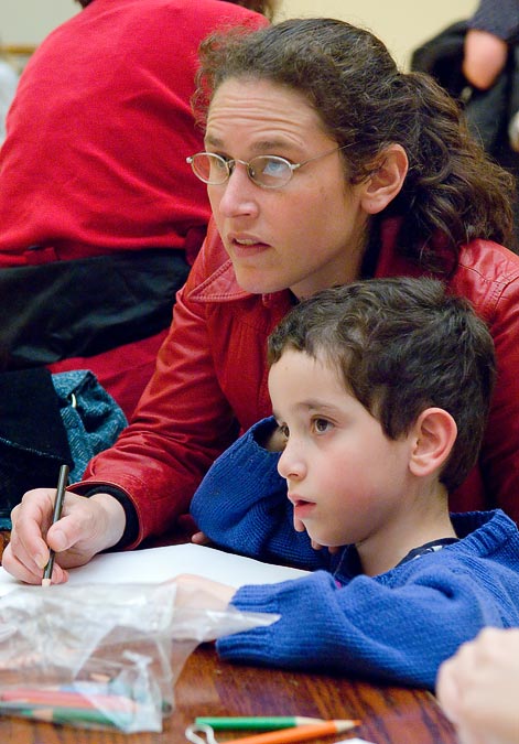 Drawing at the Metropolitan Museum; Beth and Benji; New York; NY; US